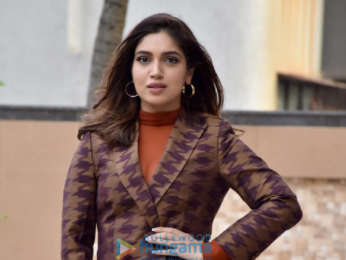 Photos: Bhumi Pednekar snapped promoting her film Durgamati: The Myth