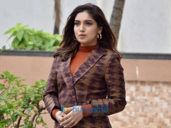 Photos: Bhumi Pednekar snapped promoting her film Durgamati: The Myth