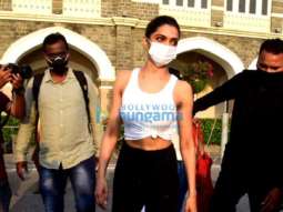 Photos: Deepika Padukone and Siddhant Chaturvedi snapped at Gateway Of India in Mumbai