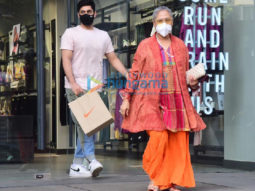 Photos: Jaya Bachchan snapped with grandson at Santacruz