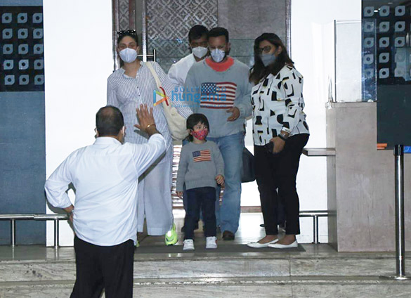 Photos: Kareena Kapoor Khan, Saif Ali Khan and Taimur Ali Khan snapped at private airport