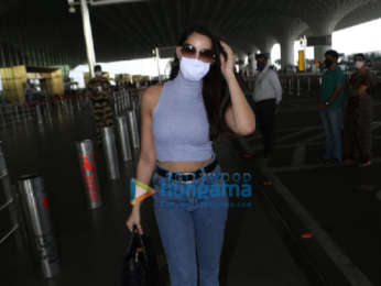 Photos: Nora Fatehi and Shirley Setia snapped at the airport
