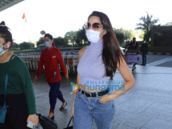 Photos: Nora Fatehi and Shirley Setia snapped at the airport