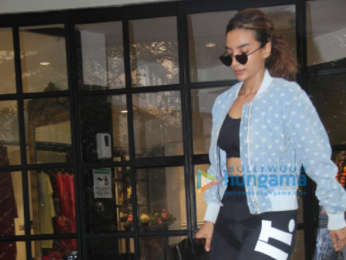 Photos: Patralekha spotted outside gym in Bandra
