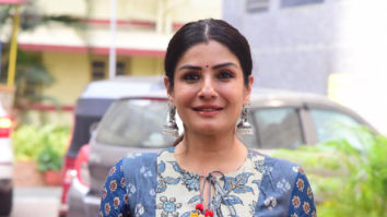 Photos: Raveena Tandon snapped at a dubbing studio