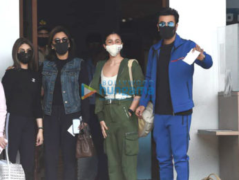 Photos: Ranbir Kapoor, Alia Bhatt, Neetu Singh and Riddhima Kapoor Sahani snapped at the Kalina airport