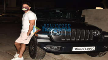 Photos: Saqib Saleem snapped riding his new jeep in Bandra
