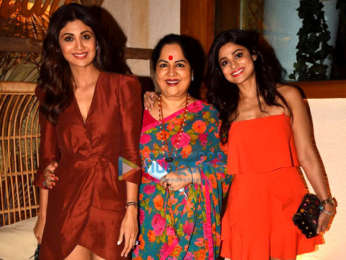 Photos: Shilpa Shetty, Raj Kundra, Shamita Shetty and Sunanda Shetty spotted at Bastian in Bandra
