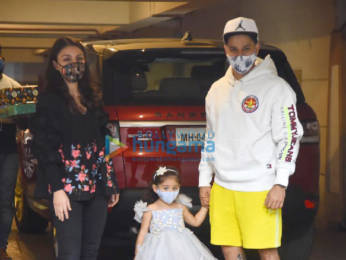 Photos: Soha Ali Khan, Kunal Kemmu and Inaya spotted at Kareena Kapoor Khan's residence