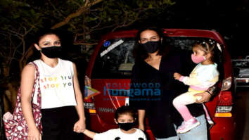 Photos: Soha Ali Khan and Neha Dhupia snapped in Bandra