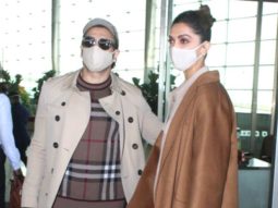 Ranveer Singh & Deepika Padukone spotted at Airport