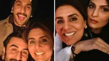 Ranveer Singh, Ranbir Kapoor pose together for a selfie with Neetu Kapoor