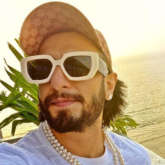 Ranveer Singh shares a beach selfie wearing a pearl necklace, Arjun Kapoor comments 'Baba tu heera nahi moti hai' 
