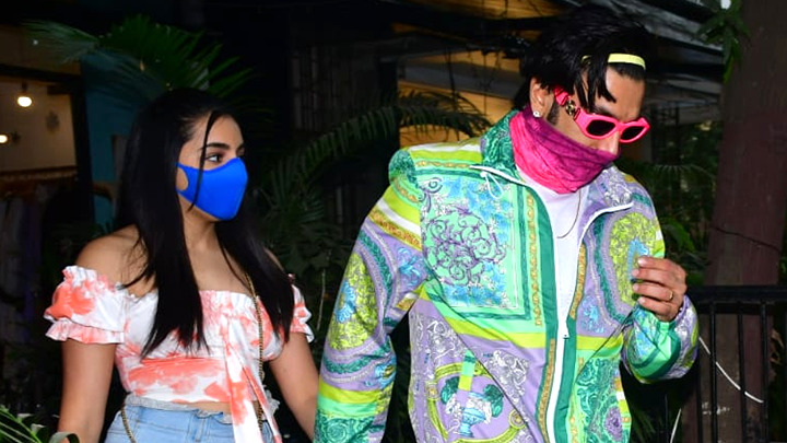 Ranveer Singh with mom and sister spotted at clothing store, Bandra
