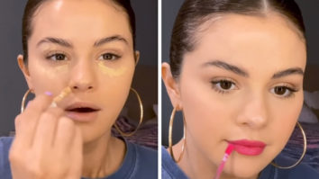 Selena Gomez’ latest makeup routine with pink lips using Rare Beauty is the perfect daytime look 