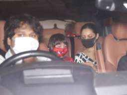 Shweta Nanda & Gauri Khan with AbRam Khan spotted at Karan Johar’s house, Bandra