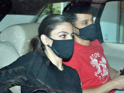 Soha Ali Khan and Kunal Khemu snapped at a clinic in Bandra