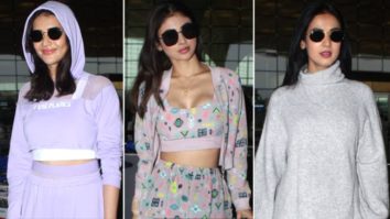 Spotted – Mouni Roy, Karishma Tanna, Sonal Chauhan and Omkar Kapoor at Airport