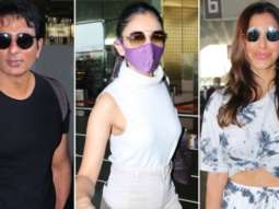 Spotted – Sonu Sood with family, Rakul Preet Singh, Neha Kakkar, Rohan Preet Singh, Sophie Choudry and Divyendu Sharma at Airport