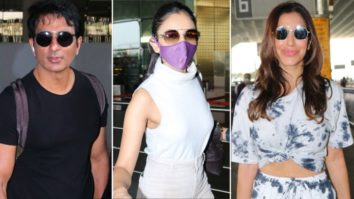 Spotted – Sonu Sood with family, Rakul Preet Singh, Neha Kakkar, Rohan Preet Singh, Sophie Choudry and Divyendu Sharma at Airport