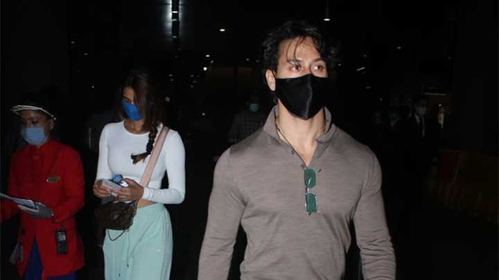 Tiger Shroff & Disha Patani SPOTTED at the Airport