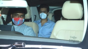 Vicky Kaushal snapped at Katrina Kaif’s house in Bandra for Christmas party