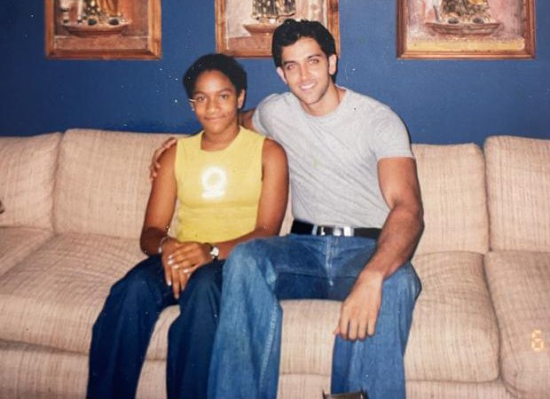 Masaba Gupta shares a twenty year old picture with Hrithik Roshan; says she looked like a smug little boy
