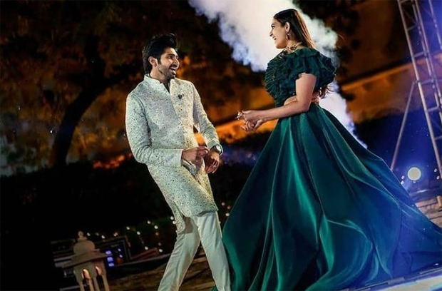Ram Charan looks classy as he opts for an indo-western outfit for Niharika Konidela’s sangeet ceremony