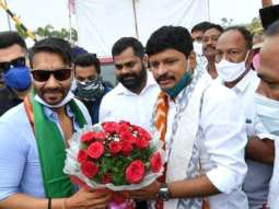 Ajay Devgn participates in tree plantation drive; 5000 saplings were planted as a part of Green India Initiative