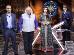 Anoop Khanna, Sylvester Peter are accompanied by Raveena Tandon on Kaun Banega Crorepati 12