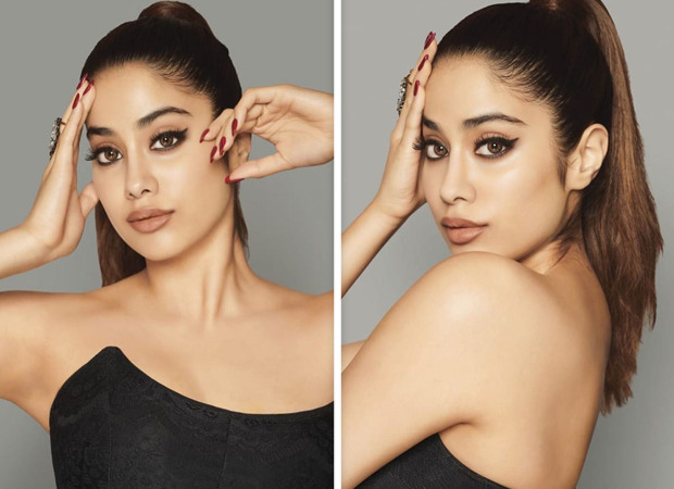 BOLD AND BEAUTIFUL! Janhvi Kapoor kicks off the week on a glamorous note with bronzed look and winged liner