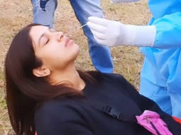 Bhumi Pednekar gets tested for COVID-19 on the sets of Badhaai Do, watch video