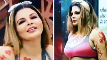 Bigg Boss 14: Rakhi Sawant writes Abhinav Shukla’s name all over her torso, leaving him and his wife Rubina Dilaik disgusted