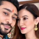 Newly weds Gauahar Khan and Zaid Darbar get a grand welcome at their friends’ place; see pics