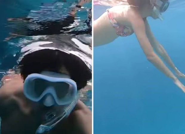 Ishaan Khatter shares a video of underwater experience with Ananya Panday from their Maldives vacation, watch video