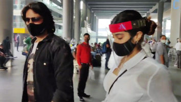 Kartik Aaryan, Janhvi Kapoor and Khushi Kapoor spotted at Airport