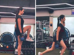 Katrina Kaif kickstarts her day by lifting weights and sweating it out in the gym 
