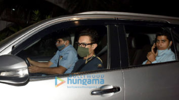 Photos: Aamir Khan and Amitabh Bhattacharya snapped at Imran Khan’s house in Bandra