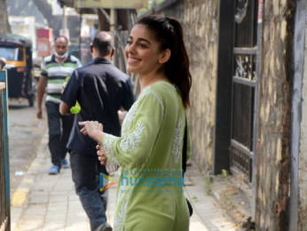 Photos: Alaya F and Anjani Dhawan spotted at dance class in Bandra