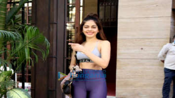 Photos: Alaya F spotted at a dance class in Bandra