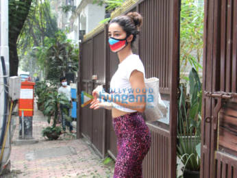Photos: Ananya Panday spotted at yoga class in Bandra