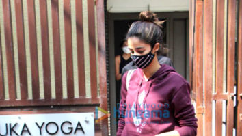 Photos: Ananya Panday spotted at yoga class in Bandra