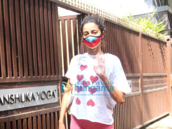 Photos: Ananya Panday spotted at yoga class in Bandra