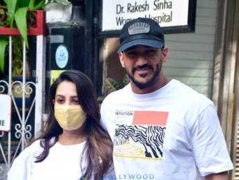 Photos: Anita Hassanandani and husband Rohit Reddy spotted at Women's Hospital in Khar