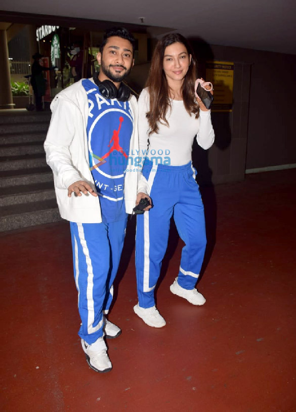 photos ayushmann khurrana urvashi dholakia and others snapped at the airport