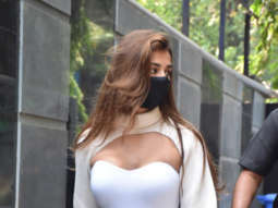 Photos: Disha Patani snapped at Pooja Films’ office in Juhu