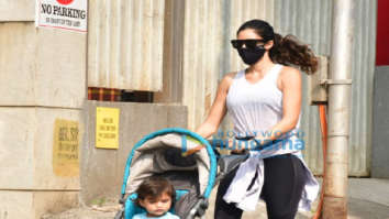 Photos: Gabriella Demetriades snapped in Bandra while on a walk with her son