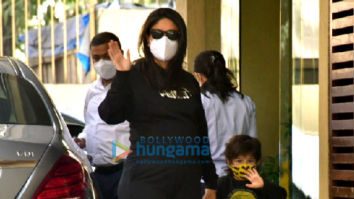 Photos: Kareena Kapoor Khan spotted at Karisma Kapoor’s house with Taimur Ali Khan