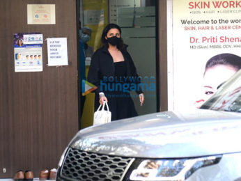 Photos: Parineeti Chopra spotted at a skin clinic in Juhu