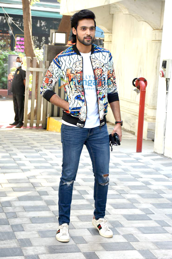 photos parth samthaan and khushali kumar snapped at t series new office 2
